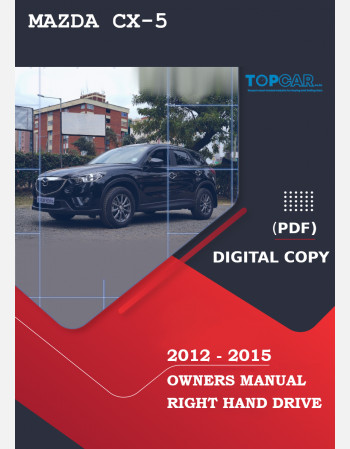 mazda cx-5 owners manual (2012-2015)